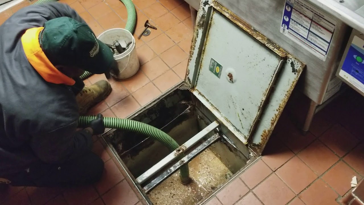 How To Clean Out A Grease Trap  